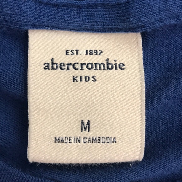 Unisex Abercrombie Embroidered Short Sleeve Tee - Picture 3 of 5